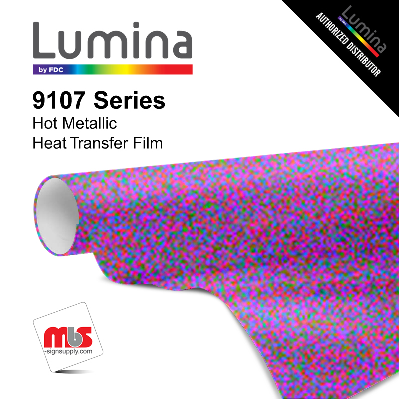 15'' x 5 Yards Lumina® 9107 Gloss Dark Magenta 2 Year Unpunched 3.5 Mil Heat Transfer Vinyl (Color code 160)